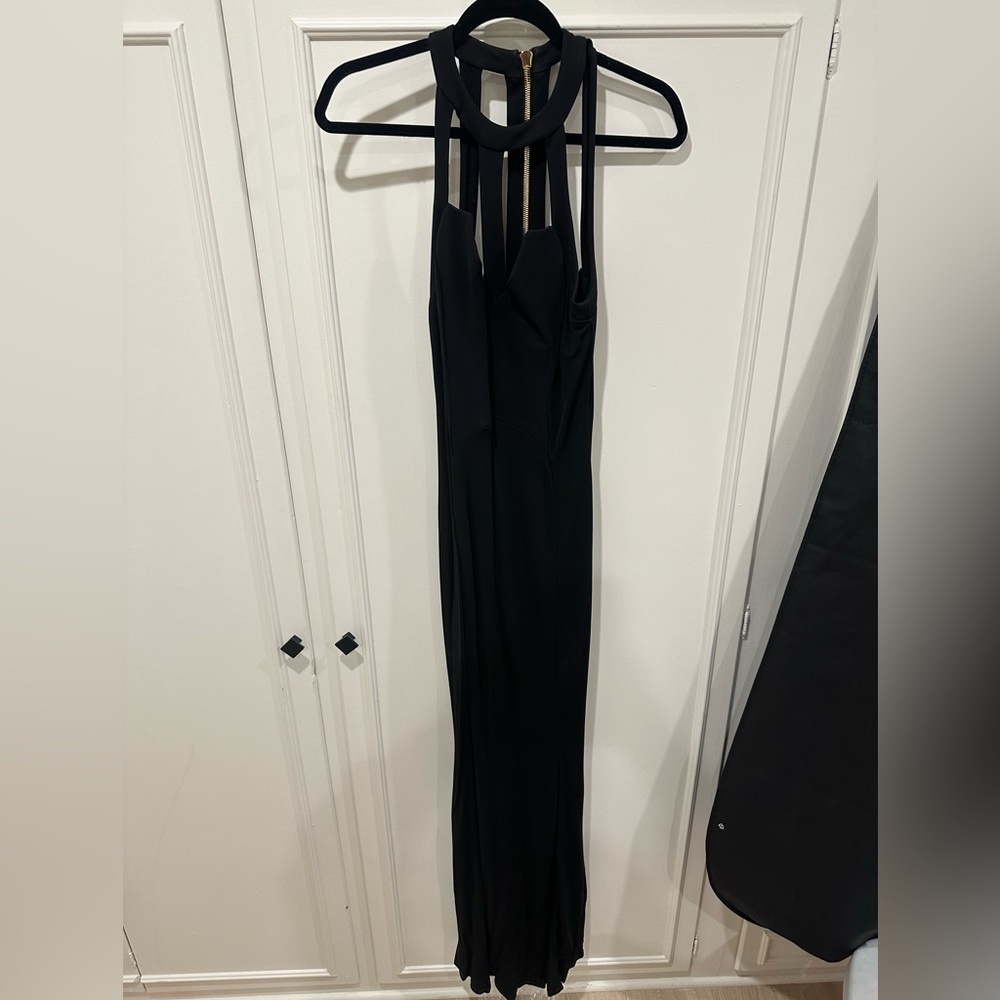 ABS Black Evening Dress